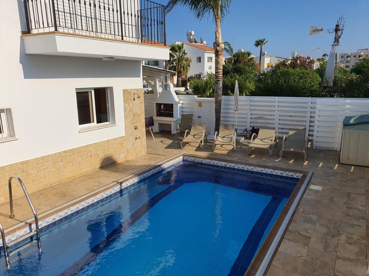 Protaras Sea View Villa With Private Pool Exterior foto